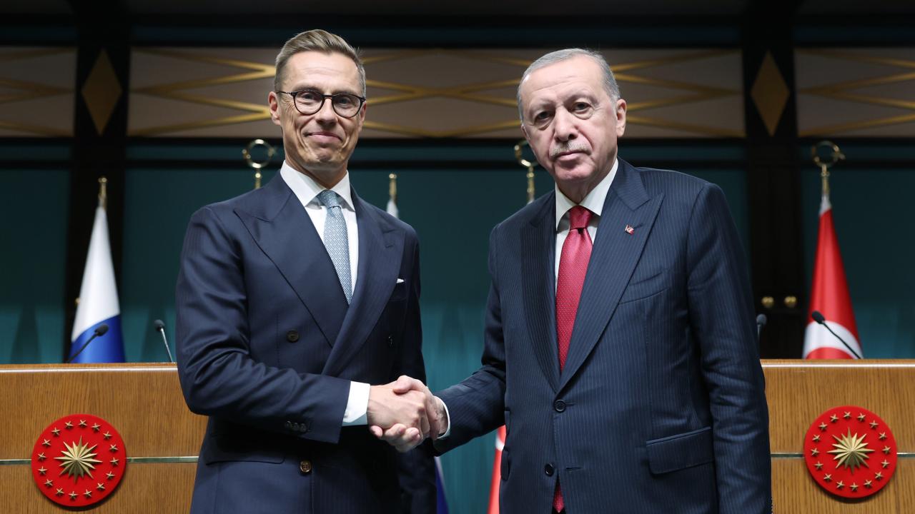 Cumhurbaşkanı Erdoğan'ın Finlandiya Cumhurbaşkanı Stubb ile Görüşmesi