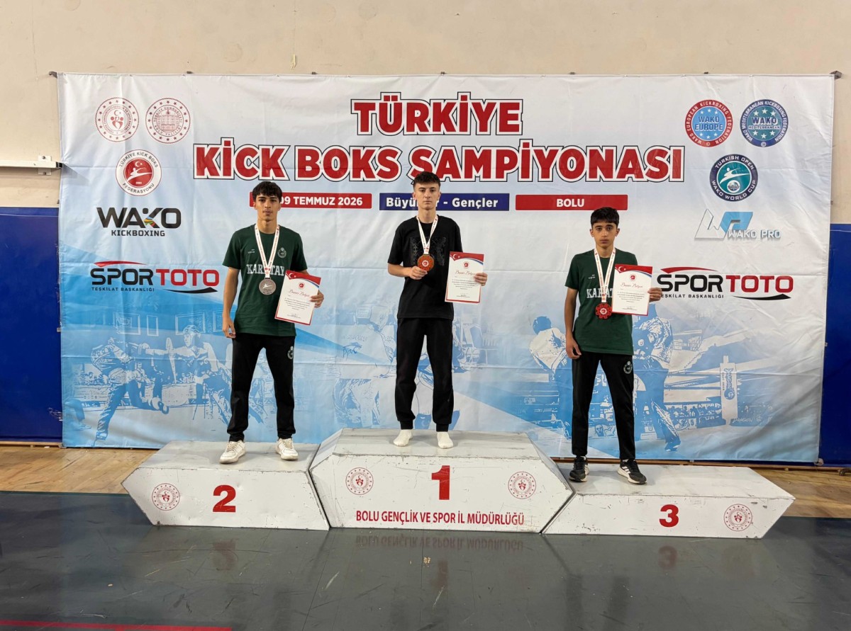 Karatay Belediyespor Kick Boksta Türkiye Şampiyonası’ndan İki Madalyayla Döndü
