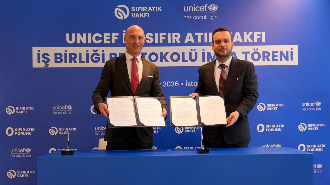 Sıfır Atık Vakfı ile UNICEF Türkiye çocuklar için sürdürülebilir gelecek hedefinde buluştu