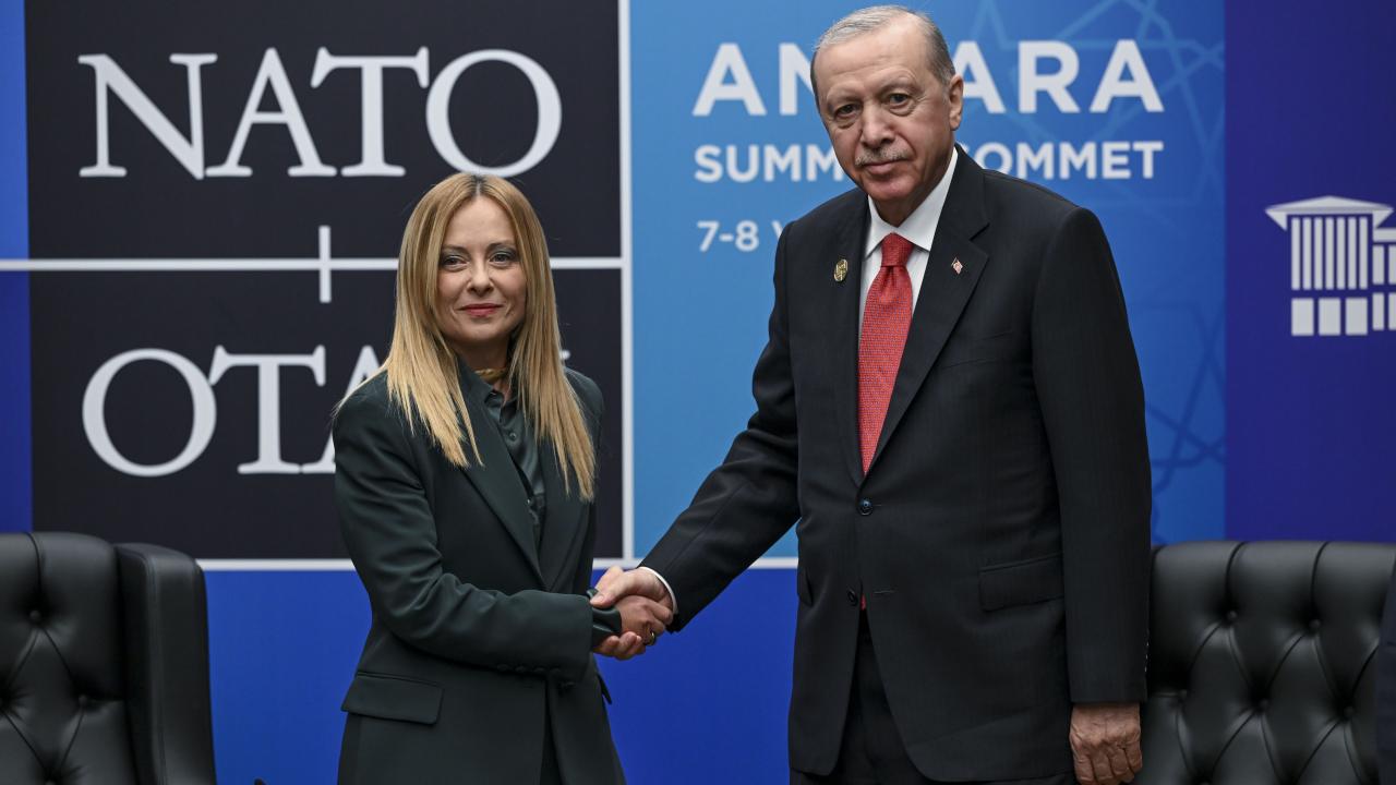 Meloni’den Cumhurbaşkanı Erdoğan’a NATO Zirvesi teşekkürü