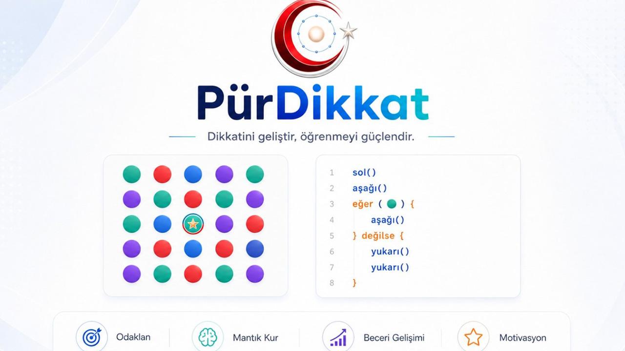 MEB’den Öğrencilerin Dikkatini Destekleyen Dijital Oyun: PürDikkat