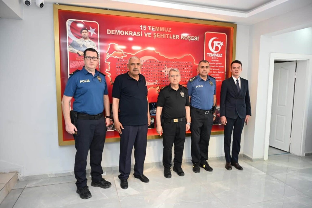 Siirt Emniyet Müdürü Özdemir’den Şehit ve Gazi Aileleri Federasyonuna anlamlı iade-i ziyaret