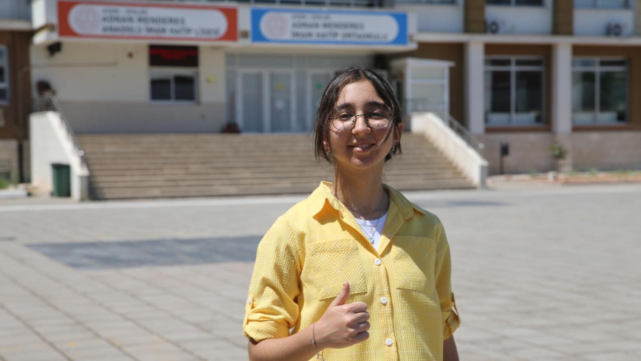 LGS birincisi Sena Sarıdayı'nın hedefi savcı olmak