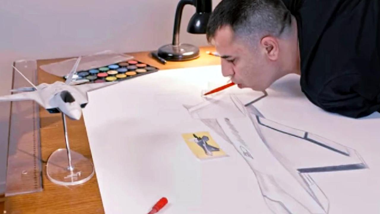 İki kolunu kaybeden Yusuf Akgün azmiyle KAAN'ın model tasarım ekibine uzandı