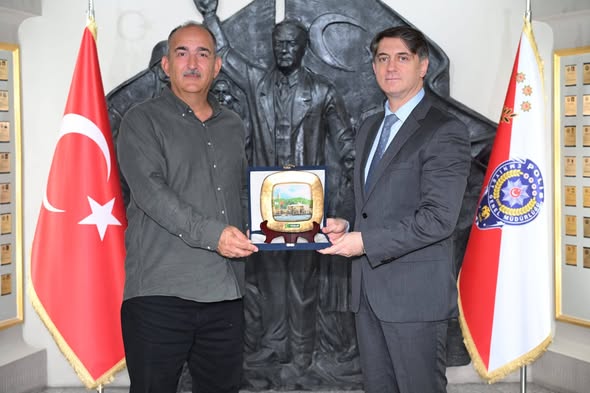 Yeşilay Konya Şubesi'nden İl Emniyet Müdürü Necmettin Koç'a ziyaret