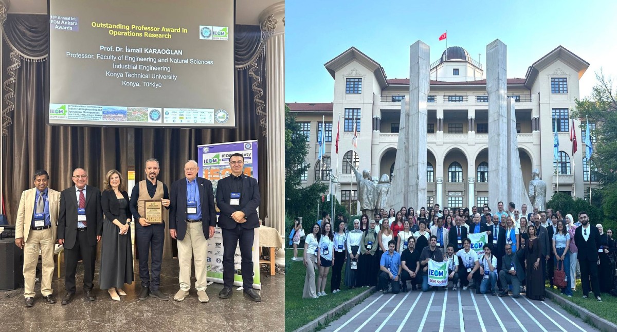 KTÜN'lü Prof. Dr. İsmail Karaoğlan'a uluslararası başarı ödülü