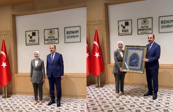 Bakan Göktaş'tan Konya Büyükşehir Belediye Başkanı Uğur İbrahim Altay'a ziyaret