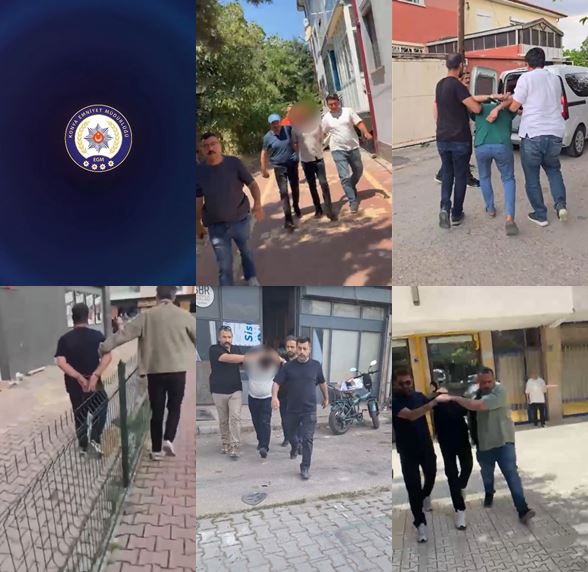 Konya'da son bir ayda aranan 626 kişi yakalanarak adliyeye sevk edildi