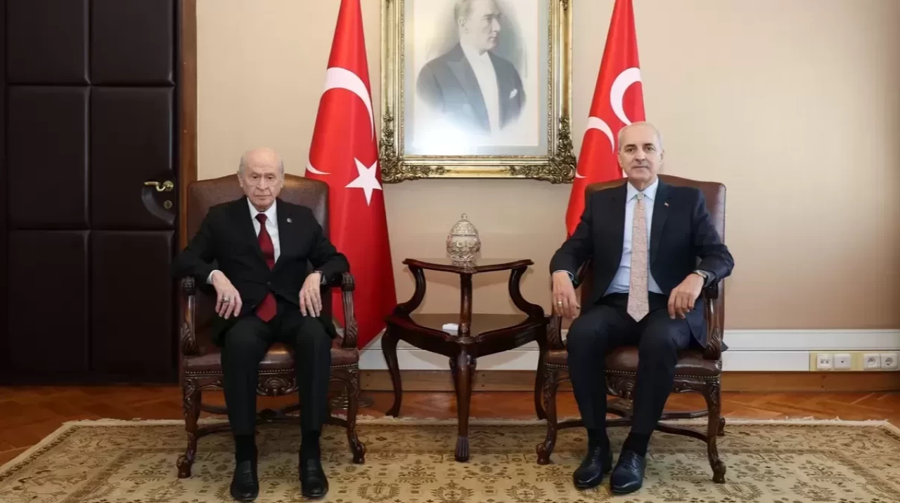 TBMM Başkanı Kurtulmuş'tan Bahçeli'ye çerçeve yasa ziyareti