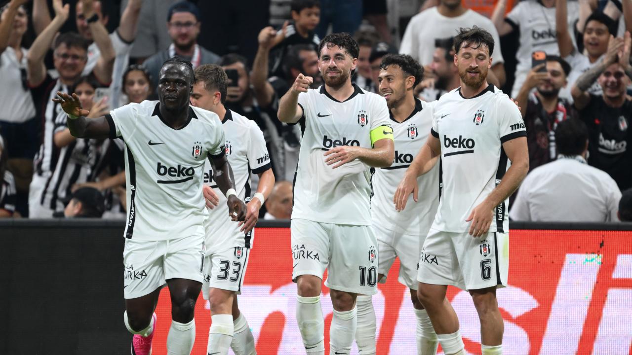 Beşiktaş Avrupa Ligi'nde avantajı aldı: Midtjylland'ı tek golle geçti