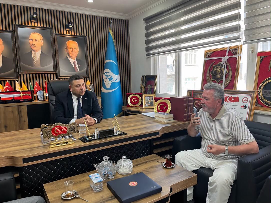 Konya Şehit Aileleri Derneğinden Ülkü Ocakları Konya İl Başkanlığına ziyaret