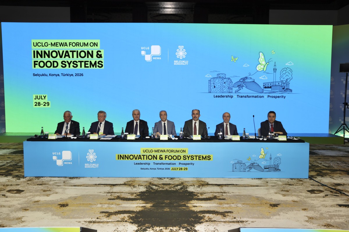 Selçuklu, UCLG-MEWA Yenilikçilik ve Gıda Sistemleri Forumu'na ev sahipliği yapıyor