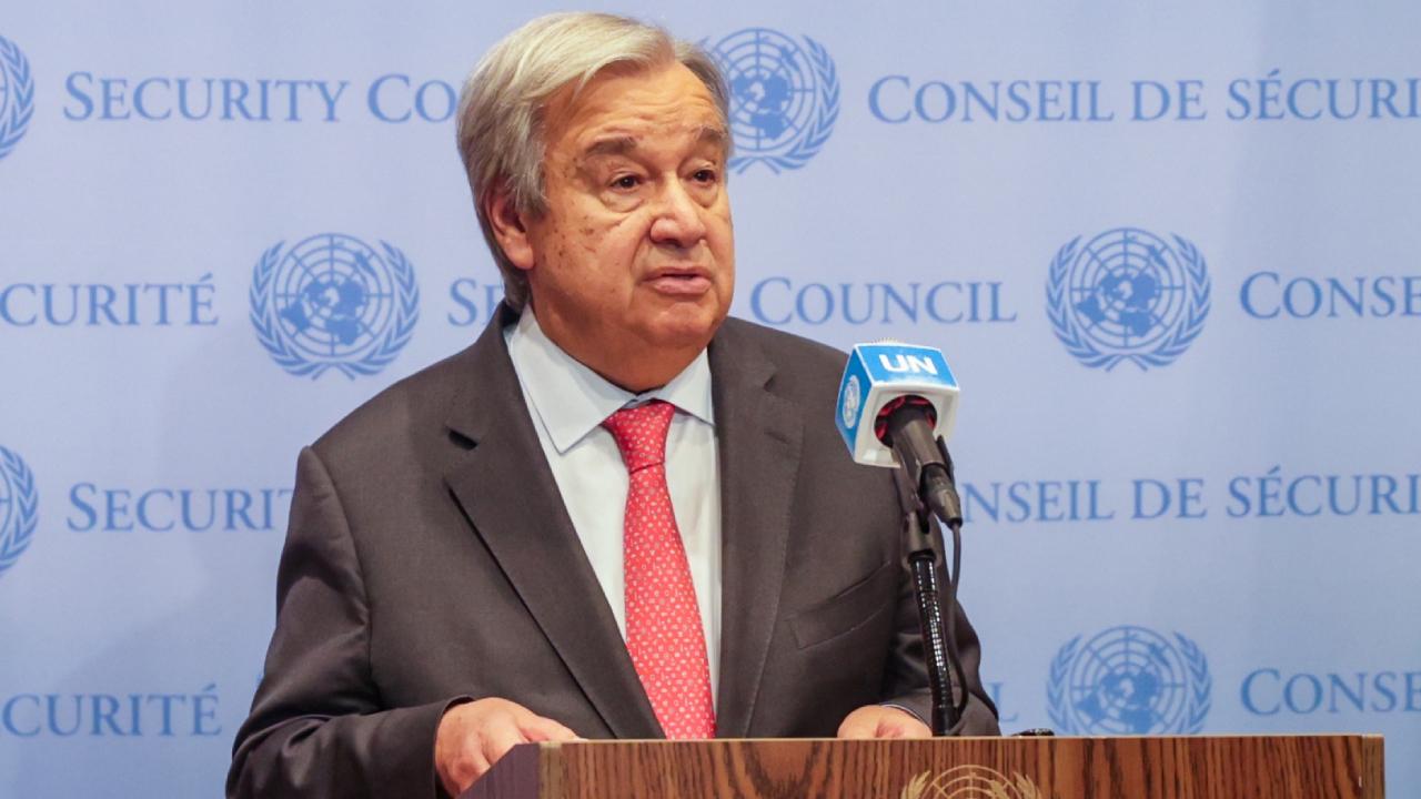 BM Genel Sekreteri Guterres'ten Batı Şeria'daki yerleşimci saldırılarına kınama