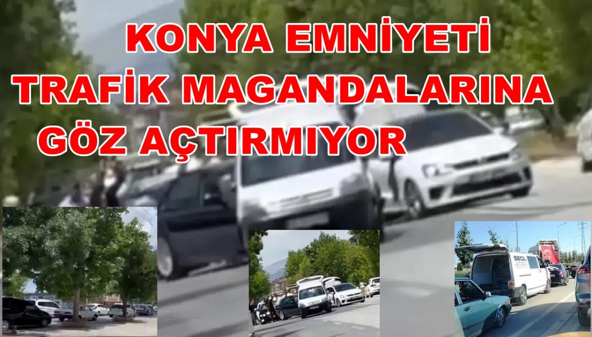 Konya'da trafik kurallarını ihlal eden sürücülere ağır yaptırımlar uygulandı