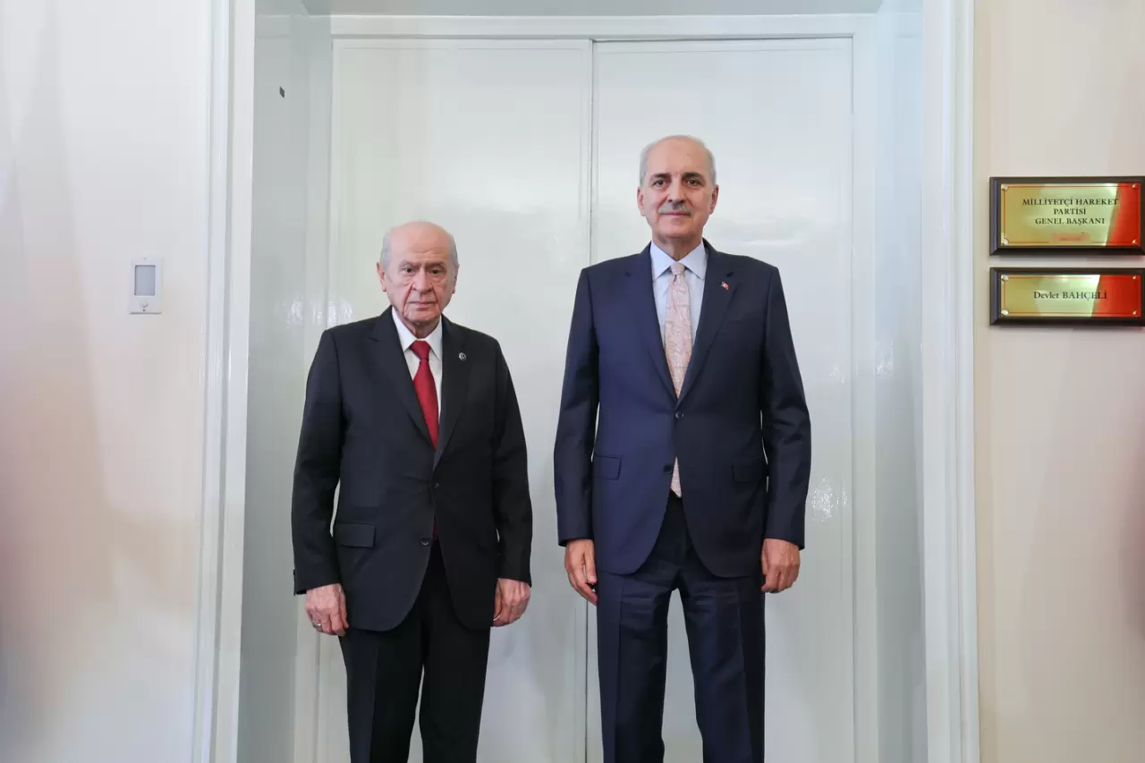 TBMM Başkanı Kurtulmuş'tan Bahçeli'ye çerçeve yasa ziyareti - Detay görseli 1