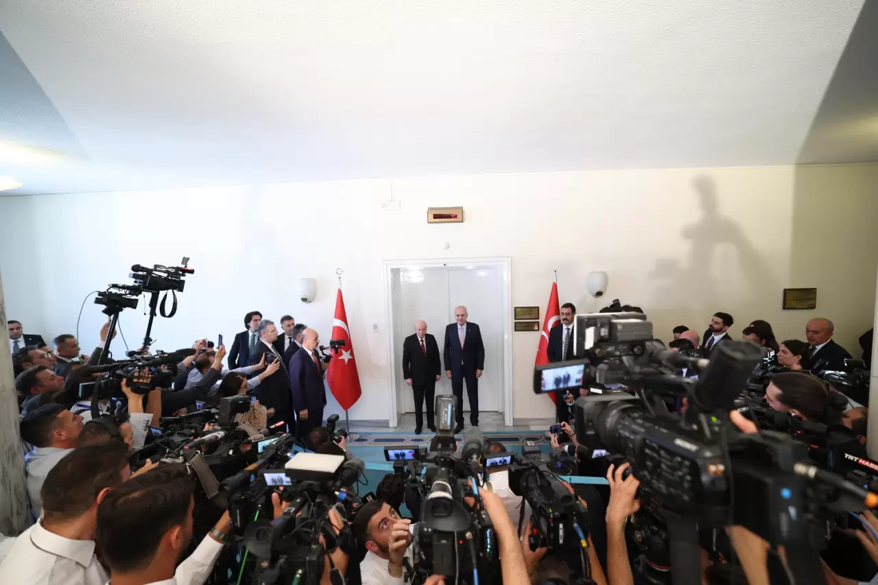 TBMM Başkanı Kurtulmuş'tan Bahçeli'ye çerçeve yasa ziyareti - Detay görseli 2