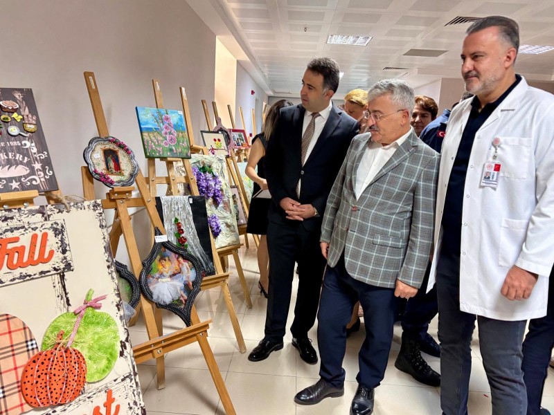 Akşehir'de TRSM danışanlarının el emeği ürünleri sergilendi - Detay görseli 1
