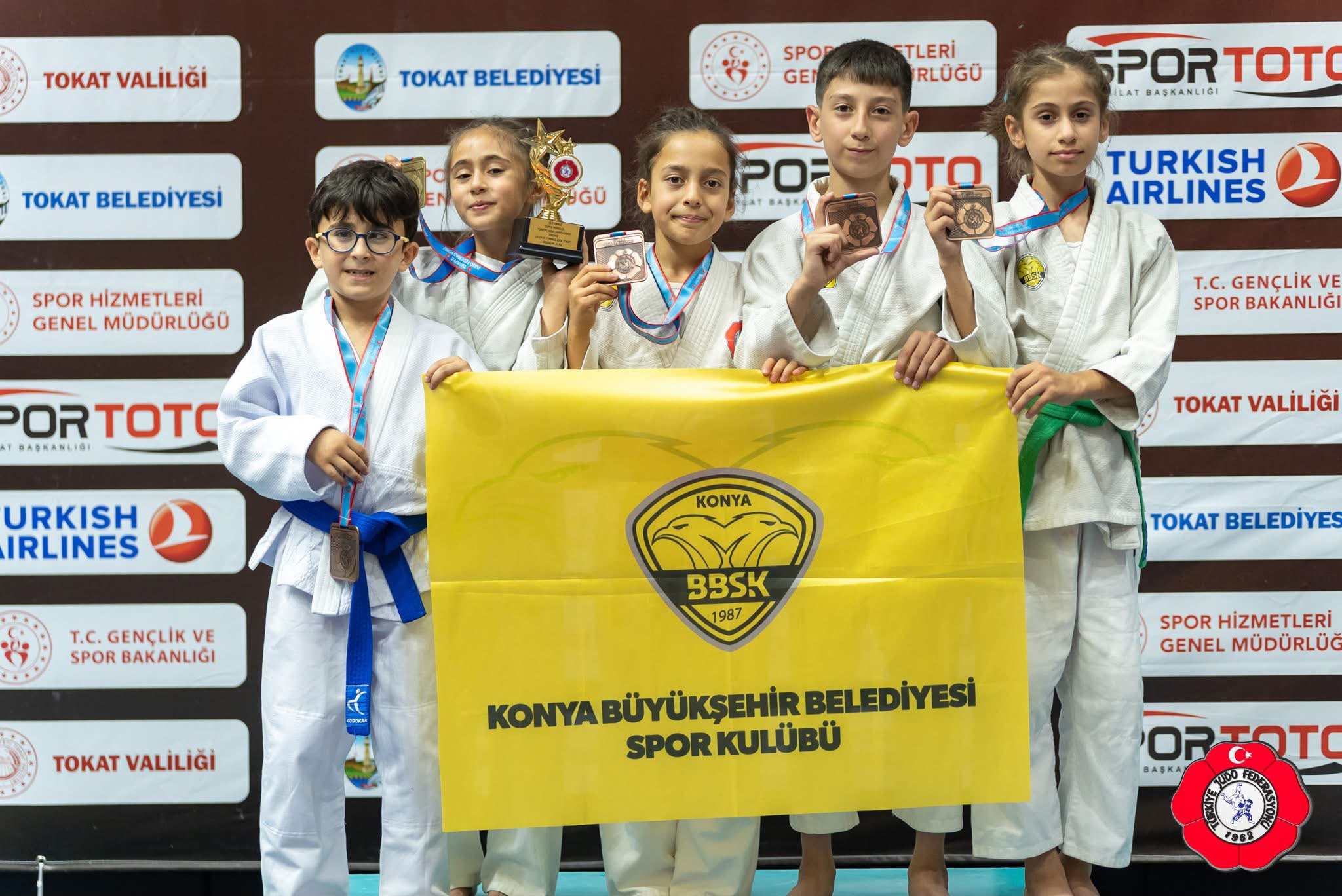 Konya Büyükşehir Belediyesporlu minik judoculardan 8 madalya - Detay görseli 1