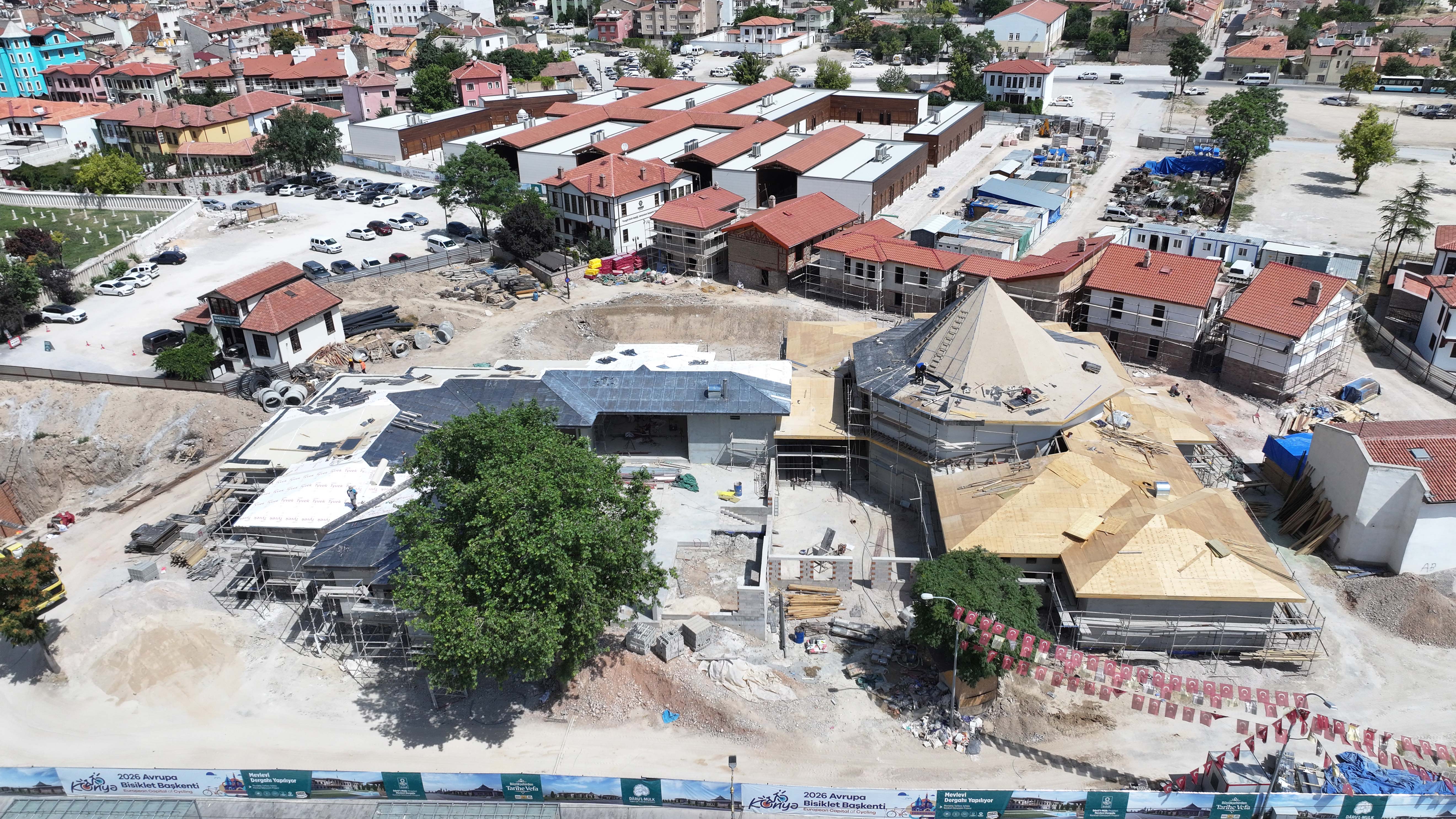 Mevlevi Dergâhı projesinde inşaatın yüzde 45’i tamamlandı - Detay görseli 1