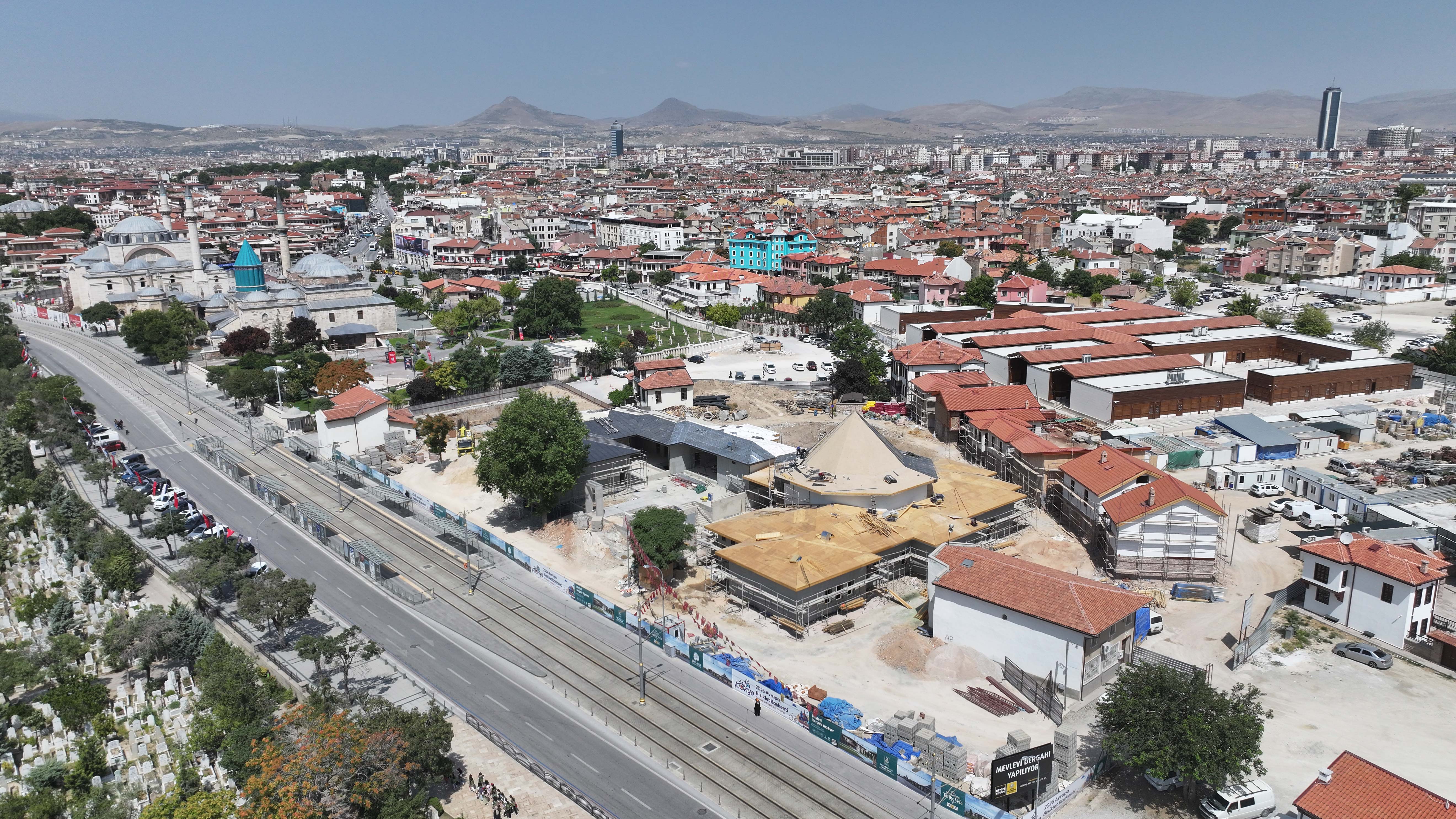 Konya’daki Mevlevi Dergâhı inşaatında yüzde 45 seviyesine ulaşıldı - Detay görseli 2